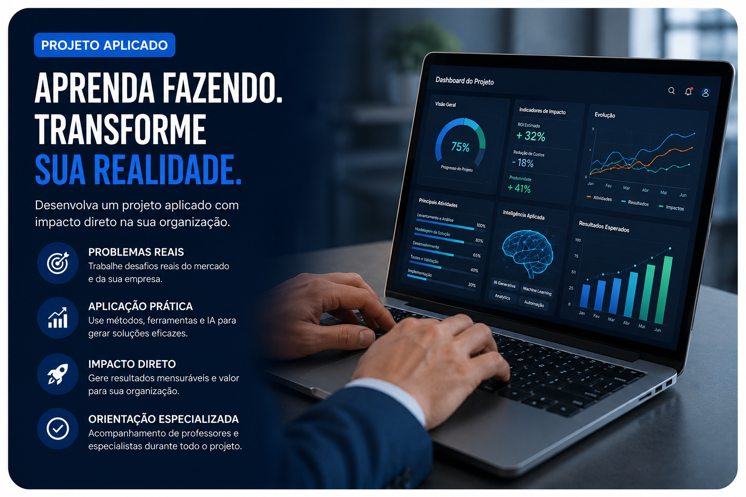 Projeto aplicado: aprenda fazendo e transforme sua realidade